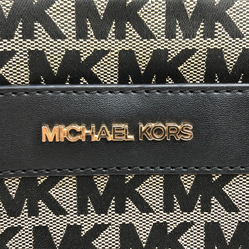 【現状渡し品】【レディース】 MICHAEL KORS マイケルコース MK SIGNATURE SHOULDER BAG 35F1GY9C3J ショルダーバッグ 鞄 188-260608-rs-06-fur カラー：ブラック/ベージュ系 万代Net店