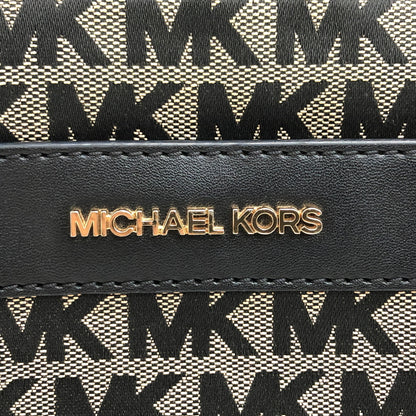 【現状渡し品】【レディース】 MICHAEL KORS マイケルコース MK SIGNATURE SHOULDER BAG 35F1GY9C3J ショルダーバッグ 鞄 188-260608-rs-06-fur カラー：ブラック/ベージュ系 万代Net店
