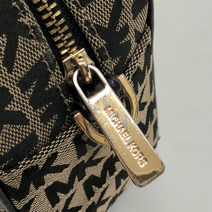 【現状渡し品】【レディース】 MICHAEL KORS マイケルコース MK SIGNATURE SHOULDER BAG 35F1GY9C3J ショルダーバッグ 鞄 188-260608-rs-06-fur カラー：ブラック/ベージュ系 万代Net店
