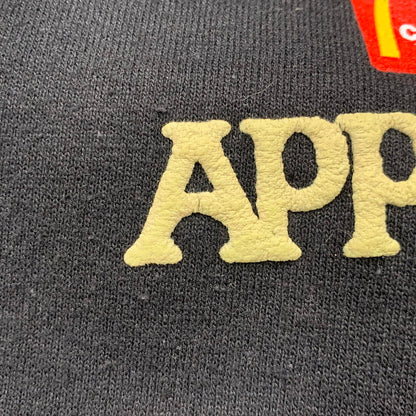【中古品】【メンズ】 TRAVIS SCOTT CACTUS JACK トラヴィススコット カクタスジャック × MCDONALD'S マクドナルド APPLE PIE HOODIE アップルパイ フーディー パーカー 142-260617-kh-13-izu サイズ：XL カラー：ブラック 万代Net店