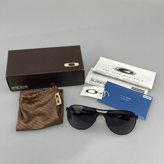 【中古品】【メンズ】 OAKLEY オークリー OO4057-01 PLAINTIFF サングラス 203-251129-WA-05-iwa カラー：MATTE BLACK/Warm Gray 万代Net店
