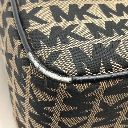 【現状渡し品】【レディース】 MICHAEL KORS マイケルコース MK SIGNATURE SHOULDER BAG 35F1GY9C3J ショルダーバッグ 鞄 188-260608-rs-06-fur カラー：ブラック/ベージュ系 万代Net店