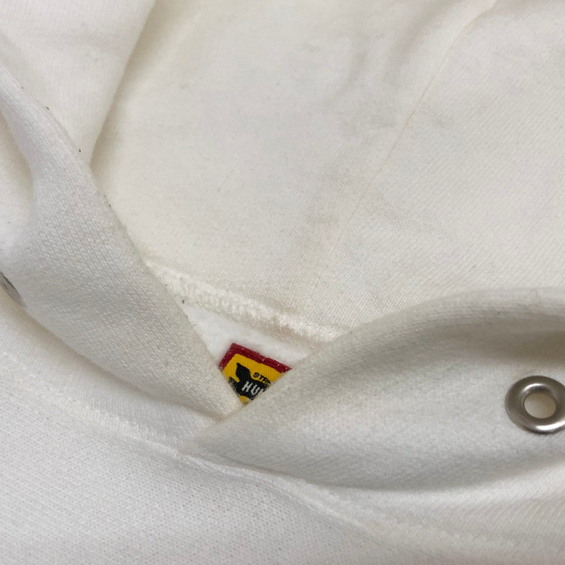 【現状渡し品】【メンズ】 HUMAN MADE ヒューマンメード × KAWS カウズ Hoodie プルオーバーフーディ パーカー 長袖 トップス ストリート系 142-251006-rs-05-fur サイズ：M カラー：ホワイト 万代Net店
