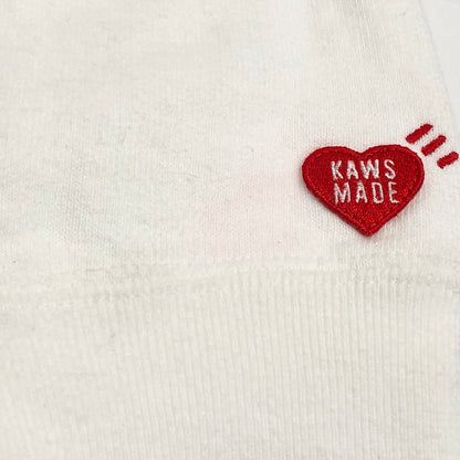【現状渡し品】【メンズ】 HUMAN MADE ヒューマンメード × KAWS カウズ Hoodie プルオーバーフーディ パーカー 長袖 トップス ストリート系 142-251006-rs-05-fur サイズ：M カラー：ホワイト 万代Net店