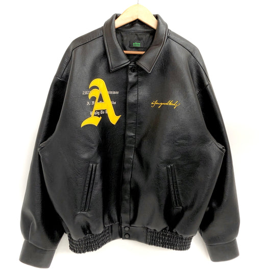【中古品】【メンズ】 A FEW GOOD KIDS ア・フュー・グッド・キッズ RACING LEATHER JACKET レザージャケット アウター 142-260608-rs-08-fur サイズ：XL カラー：ブラック 万代Net店