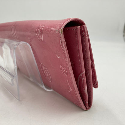 【中古品】【レディース】 CARTIER カルティエ ハッピーバースデー 長財布 二つ折り財布 201-250804-NS-16-iwa カラー：ピンク 万代Net店