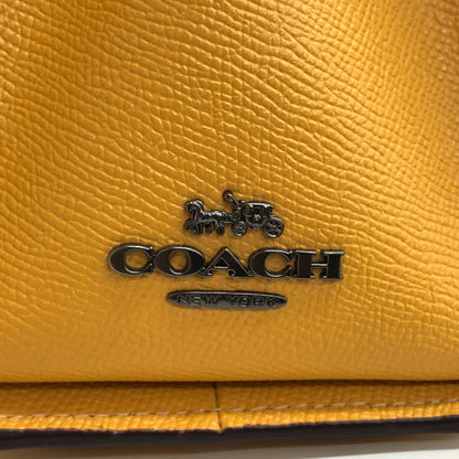 【中古品】【レディース】 COACH コーチ 2WAY BAG B2057-76618 ショルダーバッグ ハンドバッグ レザー バッグ 鞄 180-250227-rs-01-fur カラー：マスタード・イエロー系 万代Net店