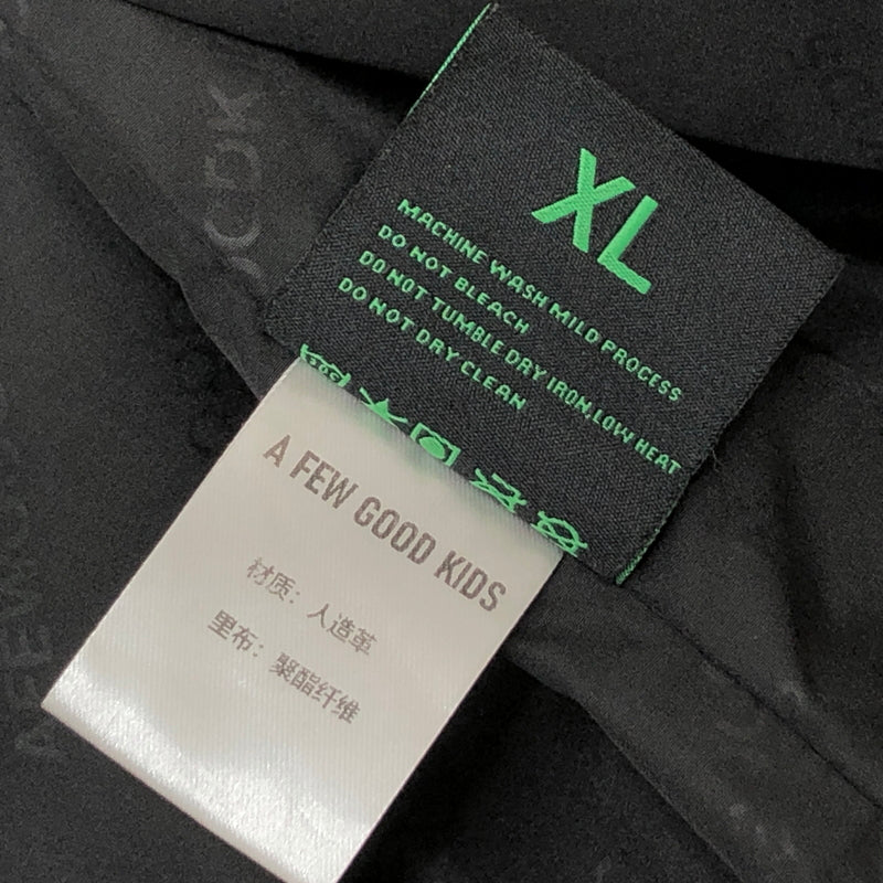 【中古品】【メンズ】 A FEW GOOD KIDS ア・フュー・グッド・キッズ RACING LEATHER JACKET レザージャケット アウター 142-260608-rs-08-fur サイズ：XL カラー：ブラック 万代Net店