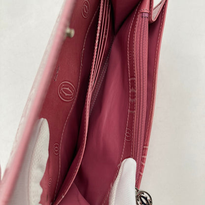 【中古品】【レディース】 CARTIER カルティエ ハッピーバースデー 長財布 二つ折り財布 201-250804-NS-16-iwa カラー：ピンク 万代Net店