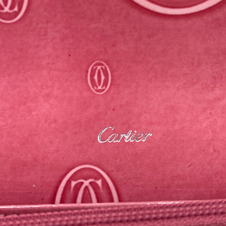 【中古品】【レディース】 CARTIER カルティエ ハッピーバースデー 長財布 二つ折り財布 201-250804-NS-16-iwa カラー：ピンク 万代Net店