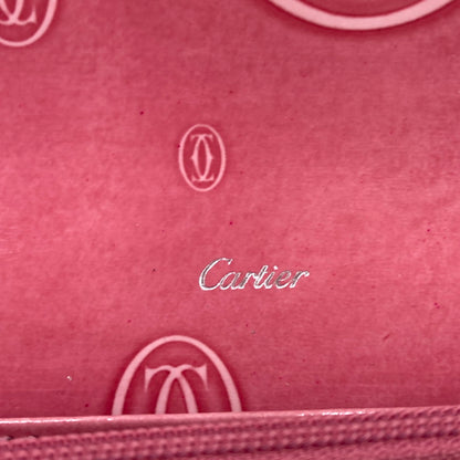 【中古品】【レディース】 CARTIER カルティエ ハッピーバースデー 長財布 二つ折り財布 201-250804-NS-16-iwa カラー：ピンク 万代Net店