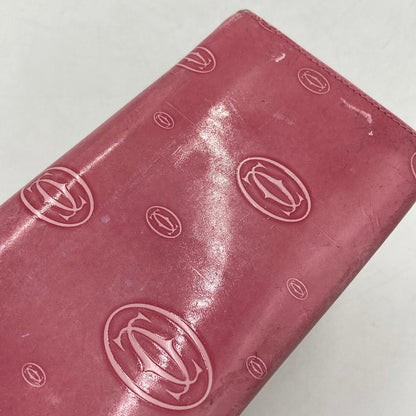 【中古品】【レディース】 CARTIER カルティエ ハッピーバースデー 長財布 二つ折り財布 201-250804-NS-16-iwa カラー：ピンク 万代Net店