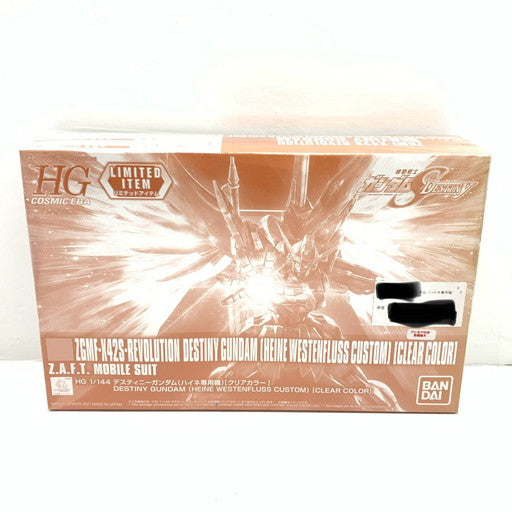【中古美品】 HG 1/144 デスティニーガンダム ハイネ専用機 クリアカラー イベント限定 058-260914-mo-12-fur 万代Net店