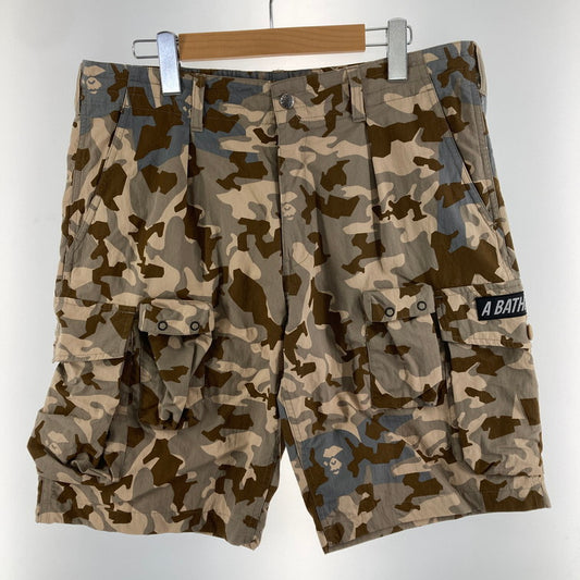 【中古美品】【メンズ】 A BATHING APE アベイシングエイプ 001SPI3011M カモフラカーゴショーツ ショート丈 ハーフパンツ ショートパンツ 153-250217-OR-03-iwa カラー：迷彩色/迷彩柄/カモフラージュ 万代Net店