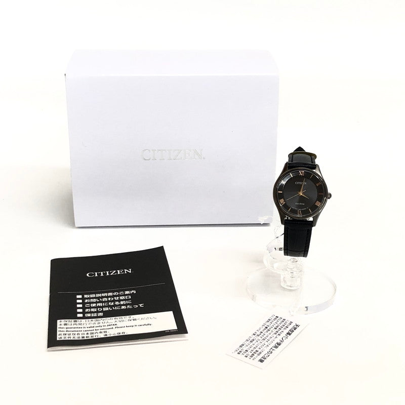 【中古美品】【レディース】 CITIZEN シチズン CITIZEN COLLECTION EM0406-12E シチズンコレクション Eco-Drive 限定モデル 腕時計 アクセサリー 197-250227-rs-02-fur カラー：ブラック 万代Net店