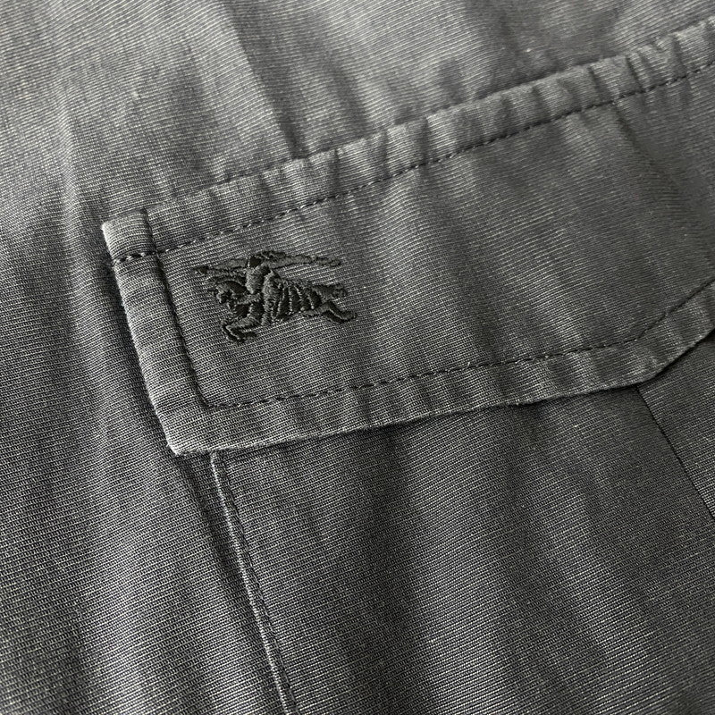 【中古品】【メンズ】 BURBERRY LONDON バーバリーロンドン BBP38-812-09 WORK SHIRT JACKET ワーク シャツ ジャケット アウター 141-260620-kh-02-izu サイズ：L カラー：チャコール 万代Net店