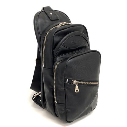 【中古品】【メンズ/レディース】 BEAMS HEART ビームスハート ONE-SHOULDER BAG 42-61-0233-201 ワンショルダーバッグ ボディバッグ 鞄 188-260609-rs-01-fur カラー：ブラック 万代Net店