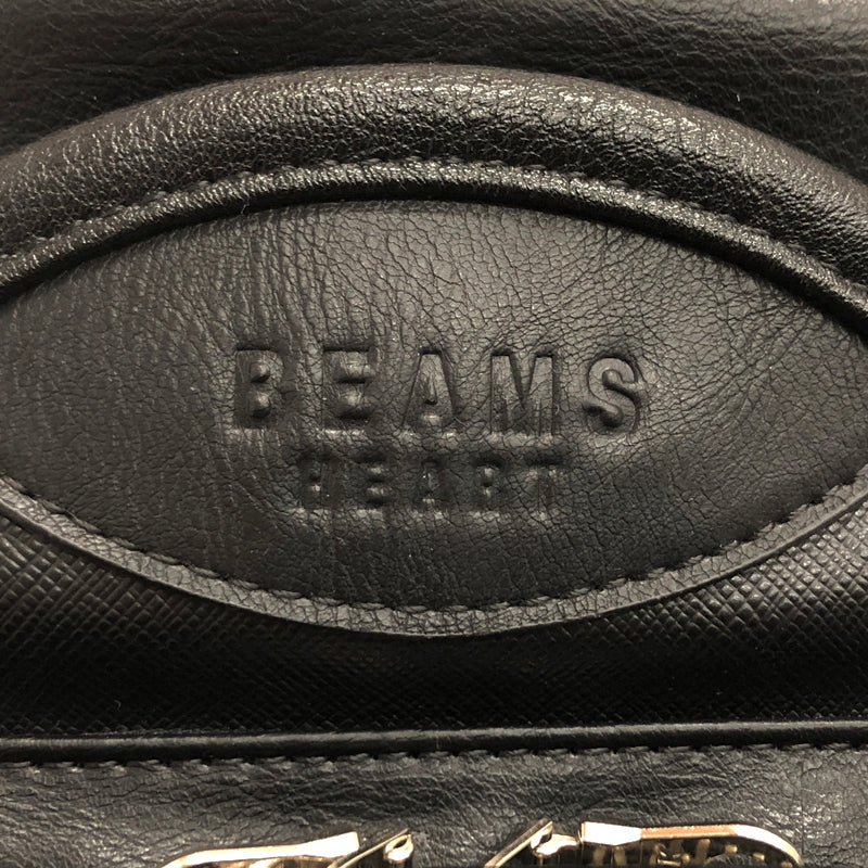 【中古品】【メンズ/レディース】 BEAMS HEART ビームスハート ONE-SHOULDER BAG 42-61-0233-201 ワンショルダーバッグ ボディバッグ 鞄 188-260609-rs-01-fur カラー：ブラック 万代Net店