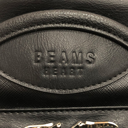【中古品】【メンズ/レディース】 BEAMS HEART ビームスハート ONE-SHOULDER BAG 42-61-0233-201 ワンショルダーバッグ ボディバッグ 鞄 188-260609-rs-01-fur カラー：ブラック 万代Net店