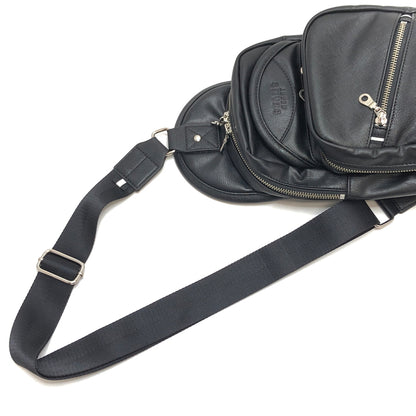 【中古品】【メンズ/レディース】 BEAMS HEART ビームスハート ONE-SHOULDER BAG 42-61-0233-201 ワンショルダーバッグ ボディバッグ 鞄 188-260609-rs-01-fur カラー：ブラック 万代Net店