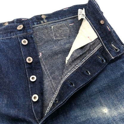 【現状渡し品】【メンズ】 WAREHOUSE ウエアハウス DENIM PAINTER PANTS デニム ペインターパンツ Gパン ジーンズ ボトムス アメカジ系 156-250227-rs-04-fur サイズ：30 カラー：インディゴ 万代Net店