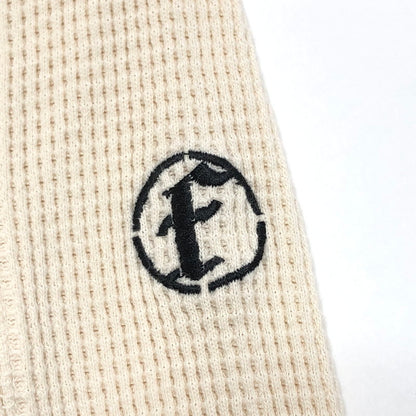【中古品】【メンズ】 FAF(Fake As Flowers) フェイク アス フラワーズ Thermal Henley Shirts 13412010 サーマルヘンリー シャツ 長袖 トップス 147-260312-rs-03-fur サイズ：L カラー：アイボリー系 万代Net店