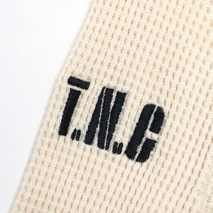 【中古品】【メンズ】 FAF(Fake As Flowers) フェイク アス フラワーズ Thermal Henley Shirts 13412010 サーマルヘンリー シャツ 長袖 トップス 147-260312-rs-03-fur サイズ：L カラー：アイボリー系 万代Net店
