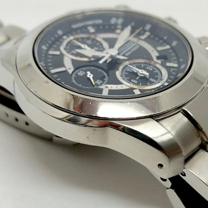 【現状渡し品】【メンズ/レディース】 SEIKO セイコー CHRONOGRAPH 7T92-0DJ0 クロノグラフ アナログ ウォッチ 腕時計 197-260609-rs-02-fur カラー：シルバー/ブラック 万代Net店