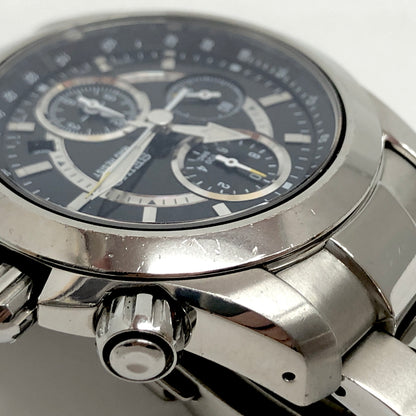 【現状渡し品】【メンズ/レディース】 SEIKO セイコー CHRONOGRAPH 7T92-0DJ0 クロノグラフ アナログ ウォッチ 腕時計 197-260609-rs-02-fur カラー：シルバー/ブラック 万代Net店
