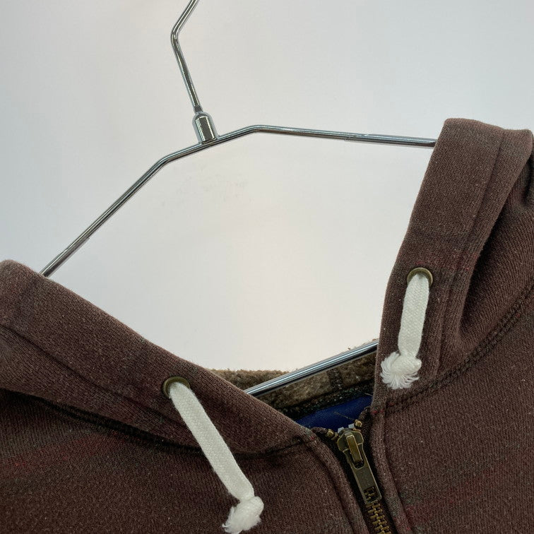 【中古品】【メンズ】 XLARGE エクストララージ ジップパーカー 142-260307-WA-09-iwa サイズ：M カラー：ブラウン系 万代Net店