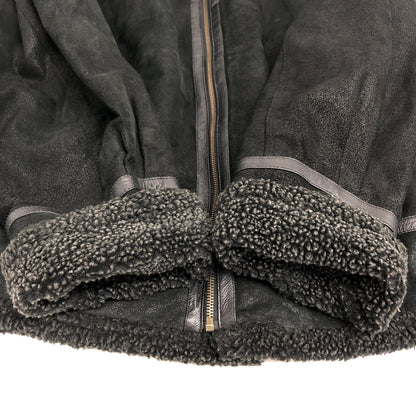 【現状渡し品】【メンズ】 ARIZONA アリゾナ MOUTON JACKET ムートンジャケット アウター 古着 ヴィンテージ 146-260609-rs-06-fur サイズ：56 カラー：ブラック 万代Net店