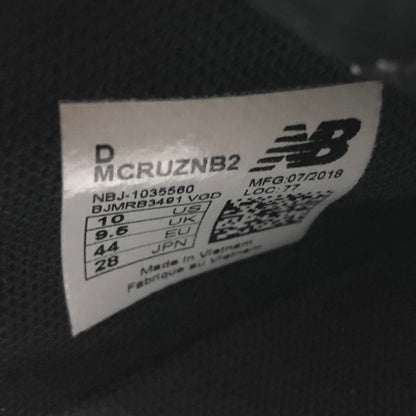 【中古品】【メンズ】 NEW BALANCE ニューバランス Fresh Foam Cruz v2 Nubuck MCRUZNB2 フレッシュ フォーム クルーズ ヌバック シューズ スニーカー 靴 163-260312-rs-07-fur サイズ：28.0cm US10 カラー：ブラック 万代Net店