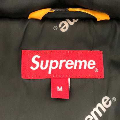 【中古品】【メンズ】 Supreme シュプリーム Hooded Logo Half Zip Pullover フーデッド ロゴ ハーフジップ プルオーバー 中綿 ジャケット 迷彩 アウター 149-251226-rs-02-fur サイズ：M カラー：イエロー系・カモフラージュ 万代Net店