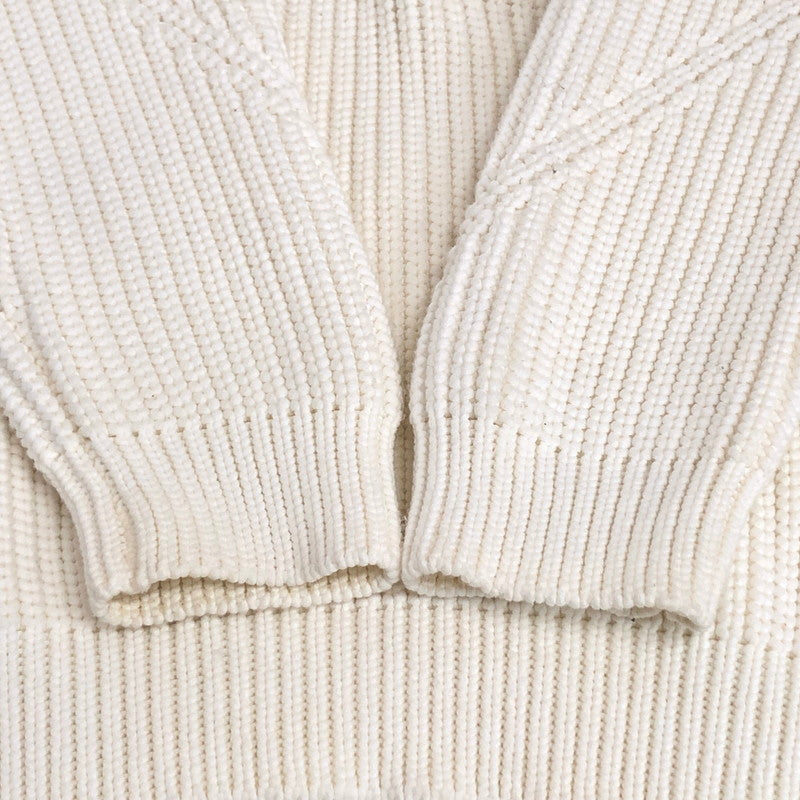 【中古品】【メンズ】 Y-3 ワイスリー GK4800 1IM001 ハーフジップ ニット セーター 長袖 トップス スポーツ系 148-251007-rs-01-fur サイズ：M カラー：ホワイト 万代Net店