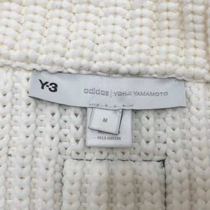 【中古品】【メンズ】 Y-3 ワイスリー GK4800 1IM001 ハーフジップ ニット セーター 長袖 トップス スポーツ系 148-251007-rs-01-fur サイズ：M カラー：ホワイト 万代Net店