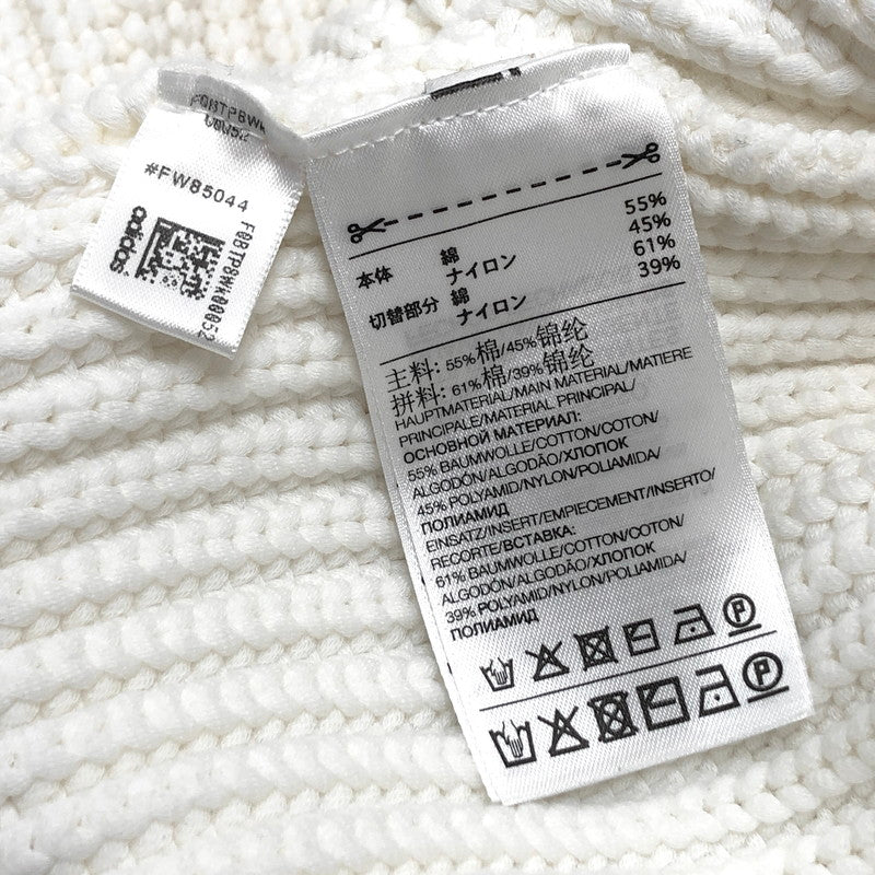 【中古品】【メンズ】 Y-3 ワイスリー GK4800 1IM001 ハーフジップ ニット セーター 長袖 トップス スポーツ系 148-251007-rs-01-fur サイズ：M カラー：ホワイト 万代Net店