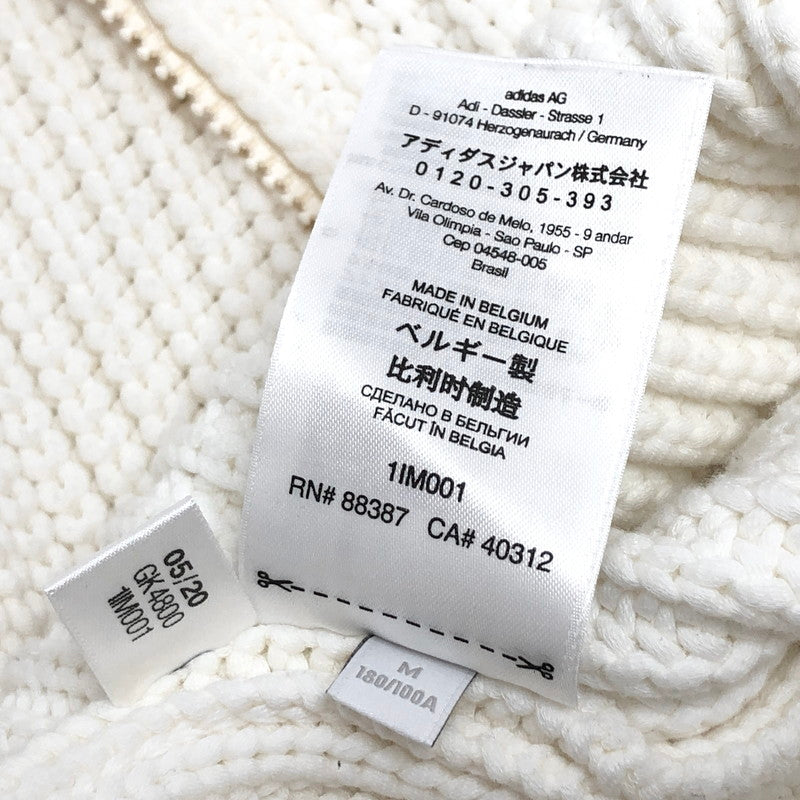 【中古品】【メンズ】 Y-3 ワイスリー GK4800 1IM001 ハーフジップ ニット セーター 長袖 トップス スポーツ系 148-251007-rs-01-fur サイズ：M カラー：ホワイト 万代Net店