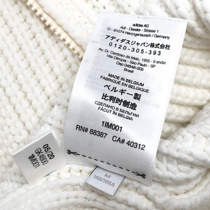 【中古品】【メンズ】 Y-3 ワイスリー GK4800 1IM001 ハーフジップ ニット セーター 長袖 トップス スポーツ系 148-251007-rs-01-fur サイズ：M カラー：ホワイト 万代Net店