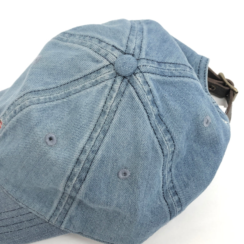 【中古品】【メンズ/レディース】 POLO RALPH LAUREN ポロ・ラルフローレン PONY EMBROIDERY CAP キャップ 帽子 185-260609-rs-07-fur サイズ：ONE SIZE(59cm) カラー：ライトインディゴ 万代Net店