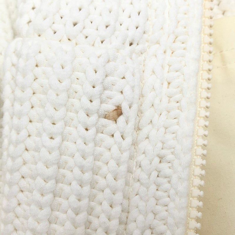 【中古品】【メンズ】 Y-3 ワイスリー GK4800 1IM001 ハーフジップ ニット セーター 長袖 トップス スポーツ系 148-251007-rs-01-fur サイズ：M カラー：ホワイト 万代Net店