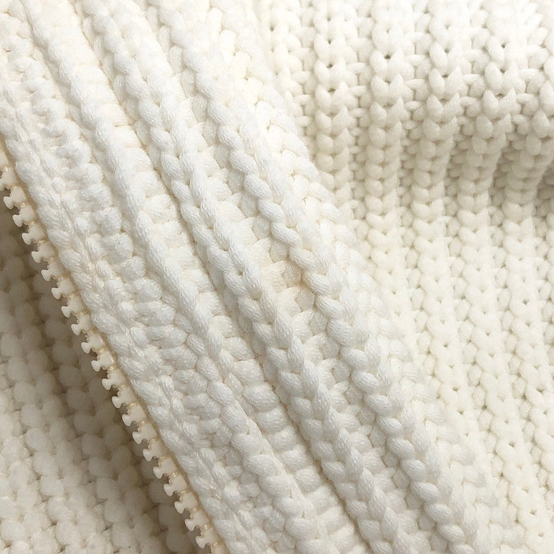 【中古品】【メンズ】 Y-3 ワイスリー GK4800 1IM001 ハーフジップ ニット セーター 長袖 トップス スポーツ系 148-251007-rs-01-fur サイズ：M カラー：ホワイト 万代Net店