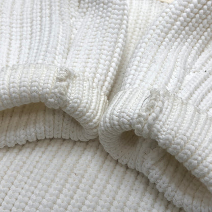 【中古品】【メンズ】 Y-3 ワイスリー GK4800 1IM001 ハーフジップ ニット セーター 長袖 トップス スポーツ系 148-251007-rs-01-fur サイズ：M カラー：ホワイト 万代Net店