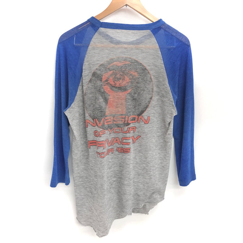 【ジャンク品】【メンズ】 RATT ラグランTEE ロンT 七分袖 Tシャツ 長袖 トップス 古着 ヴィンテージ系 145-251007-rs-02-fur サイズ：表記なし カラー：ブルー/グレー 万代Net店
