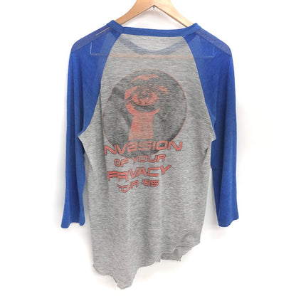 【ジャンク品】【メンズ】 RATT ラグランTEE ロンT 七分袖 Tシャツ 長袖 トップス 古着 ヴィンテージ系 145-251007-rs-02-fur サイズ：表記なし カラー：ブルー/グレー 万代Net店