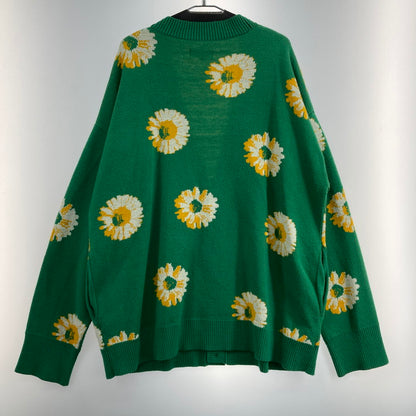 【中古品】【メンズ】 PATINA VINTAGE 花柄カーディガン 147-260308-WA-03-iwa サイズ：M カラー：グリーン 万代Net店