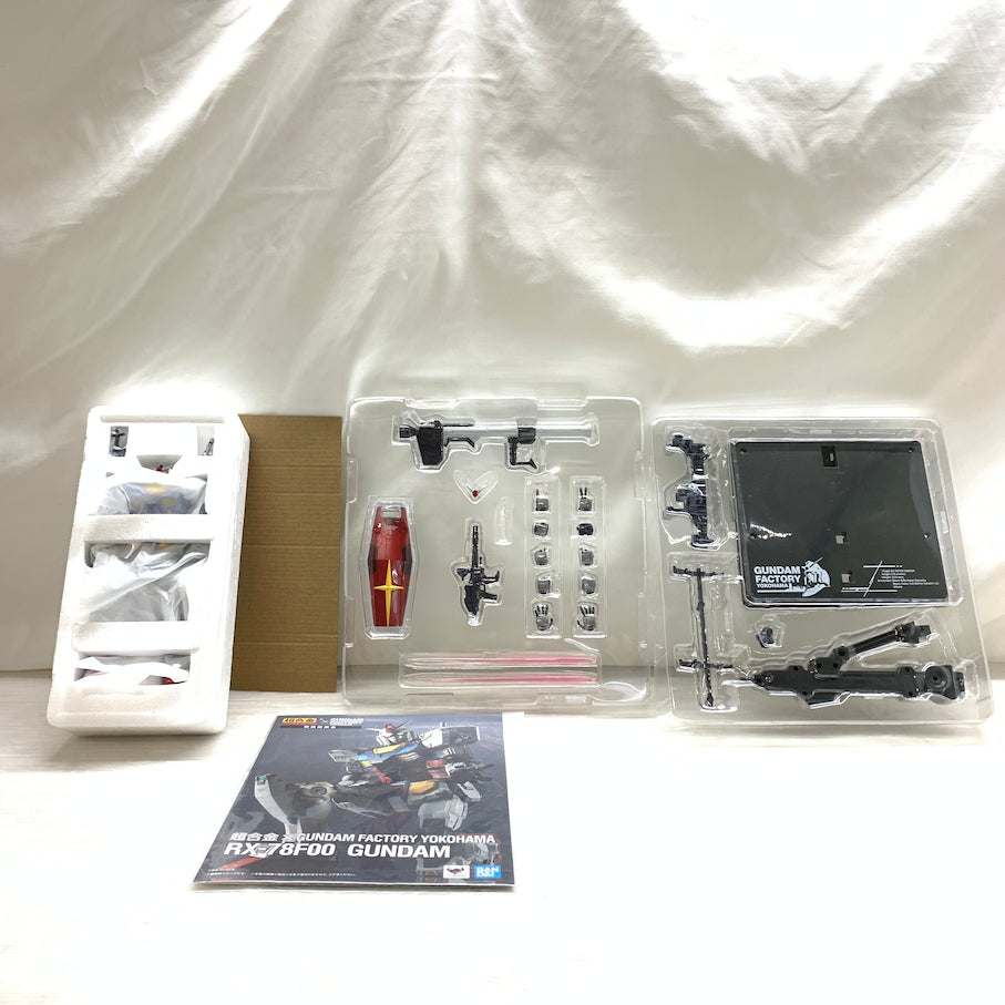 【現状渡し品】 超合金 超合金×GUNDAM FACTORY YOKOHAMA RX-78F00 GUNDAM 「機動戦士ガンダム」 GUNDAM FACTORY YOKOHAMA＆プレミアムバンダイ限定 056-260710-MS-02-min 万代Net店
