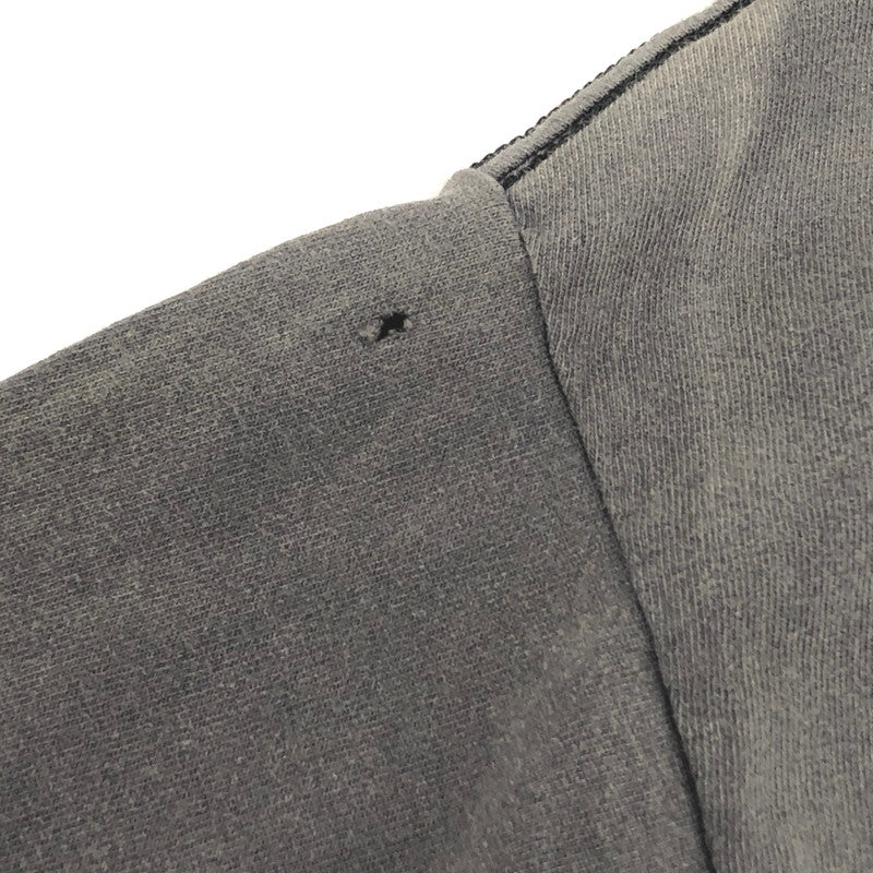 【現状渡し品】【メンズ】 SAINT MICHAEL セントマイケル DEAD SS TEE SM-YS8-0000-004 Tシャツ 半袖 トップス ダメージ加工 140-251007-rs-03-fur サイズ：M カラー：チャコール系 万代Net店