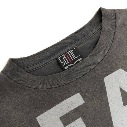 【現状渡し品】【メンズ】 SAINT MICHAEL セントマイケル DEAD SS TEE SM-YS8-0000-004 Tシャツ 半袖 トップス ダメージ加工 140-251007-rs-03-fur サイズ：M カラー：チャコール系 万代Net店