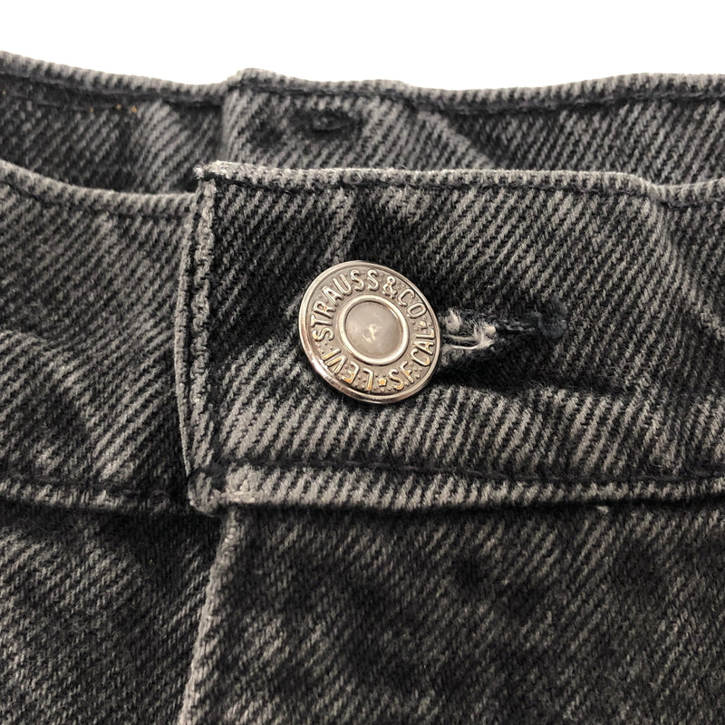 【中古品】【メンズ】 LEVI'S リーバイス 550 BLACK DENIM PANTS ブラックデニムパンツ 刻印522 USA製 Gパン ジーンズボトムス 157-260609-rs-08-fur サイズ：W34 L32 カラー：ブラックデニム 万代Net店
