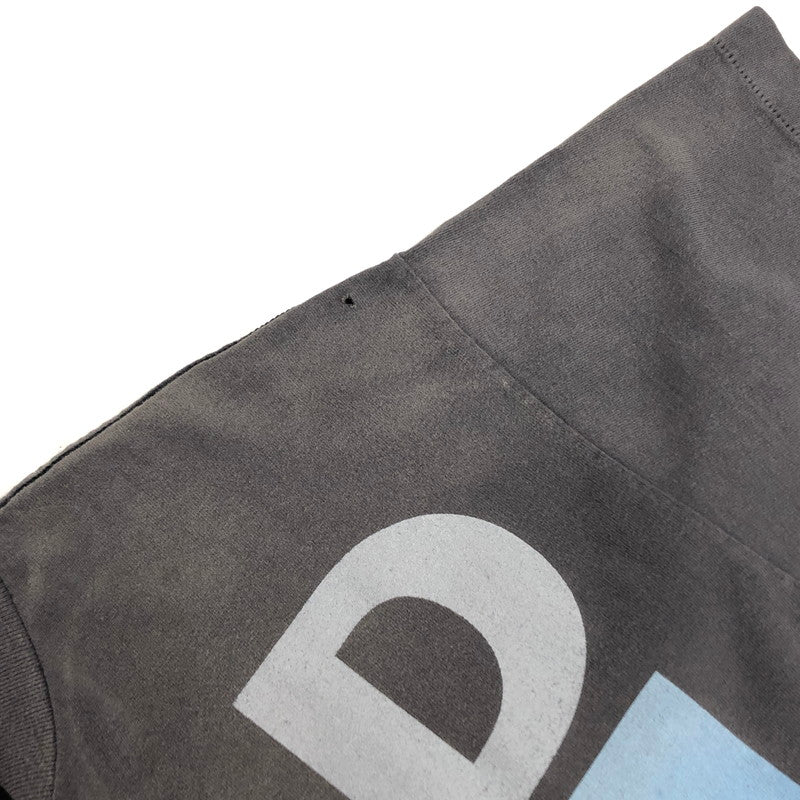 【現状渡し品】【メンズ】 SAINT MICHAEL セントマイケル DEAD SS TEE SM-YS8-0000-004 Tシャツ 半袖 トップス ダメージ加工 140-251007-rs-03-fur サイズ：M カラー：チャコール系 万代Net店